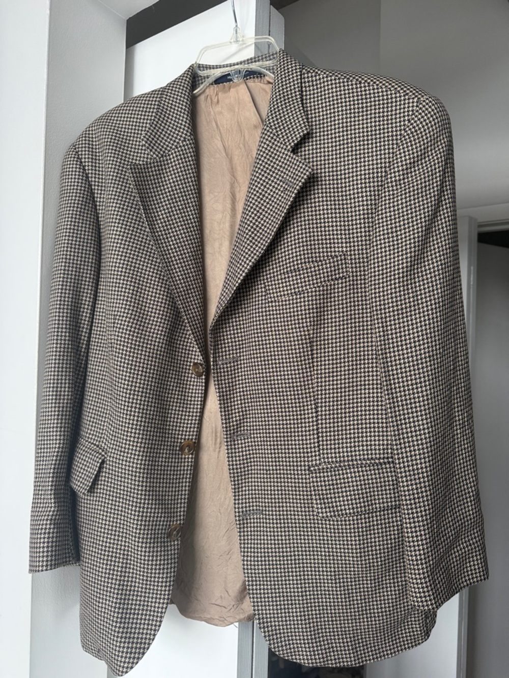 Vintage Marshall field’s chaps Ralph Lauren Houndstooth Sport Coat